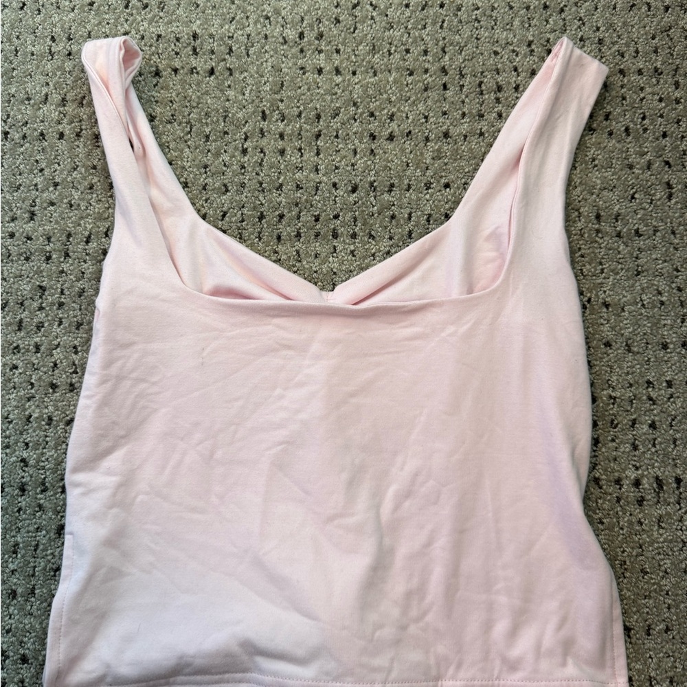 Princess Polly Light Pink Ruched Tank Top - Picture 4 of 5